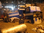 Cabs freshly painted.